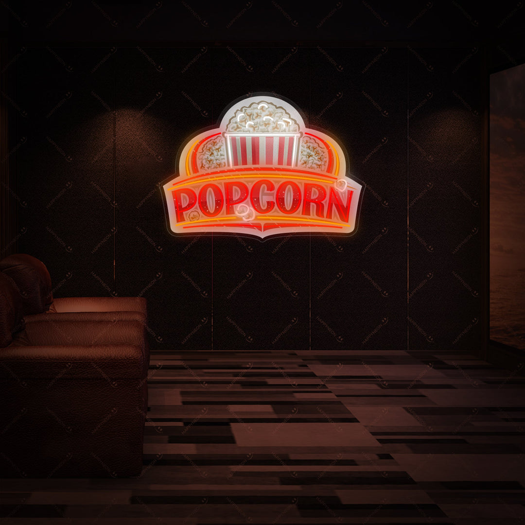 "popcorn" Neonskilt