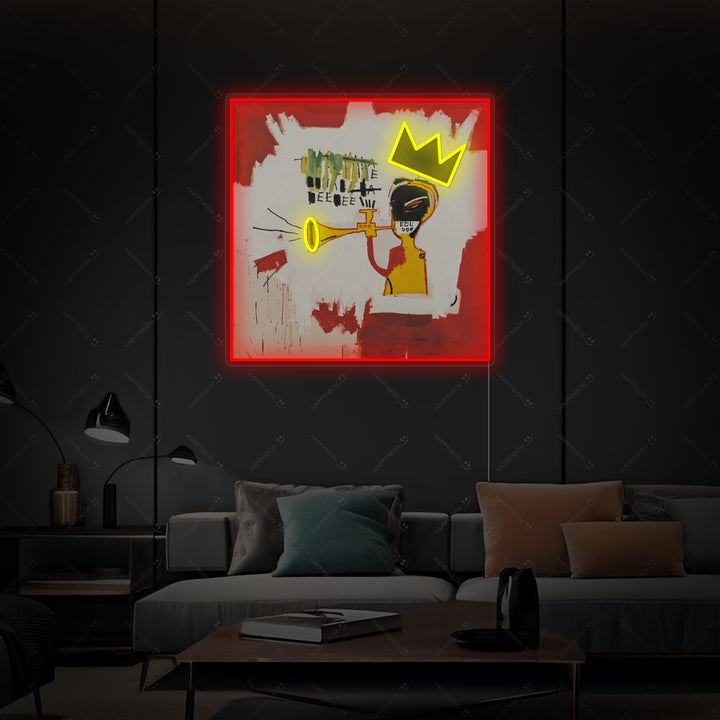 "Jean Trompet" Neonskilt