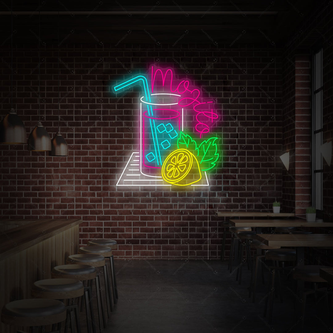 "Mojito" Neonskilt