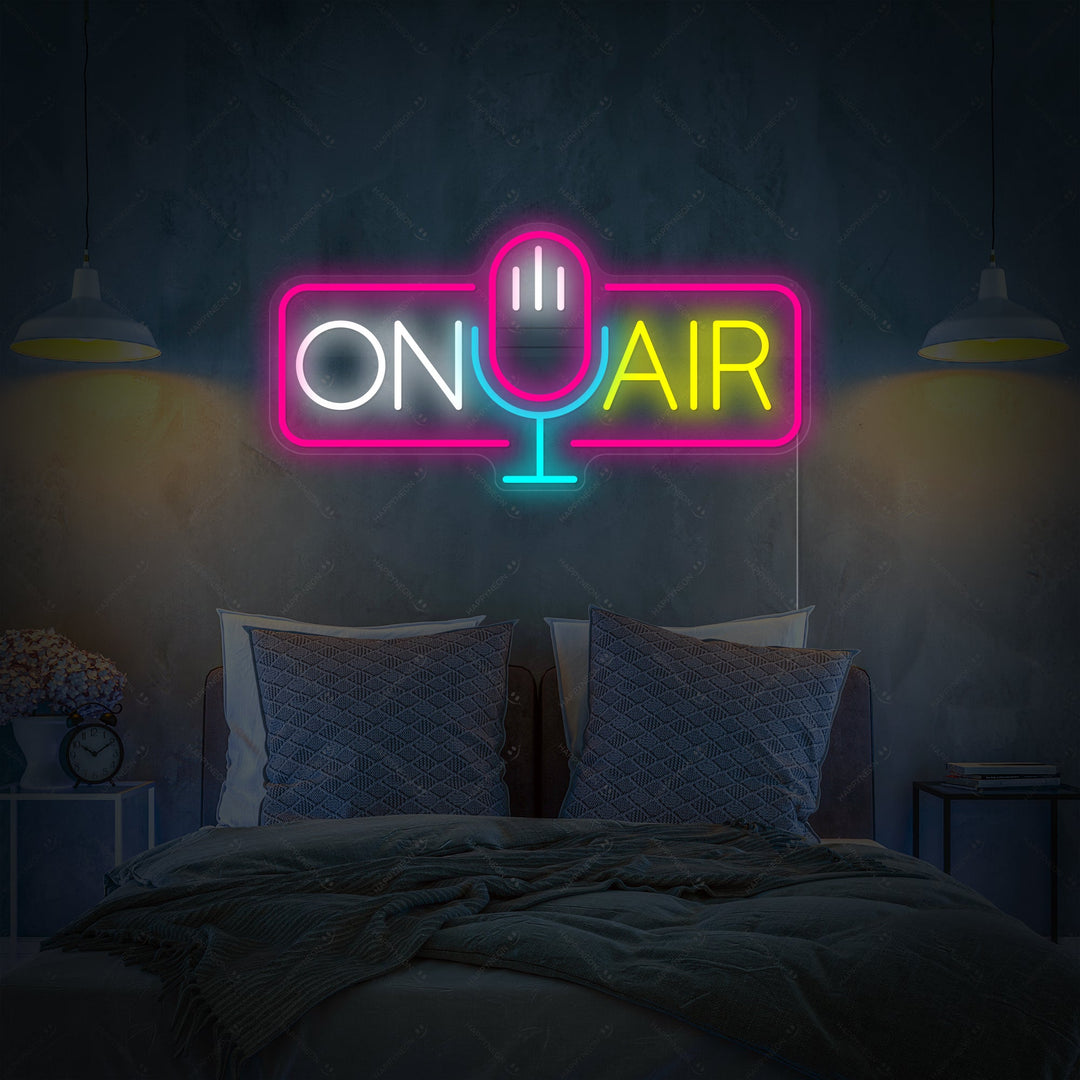 "On Air" Neonskilt