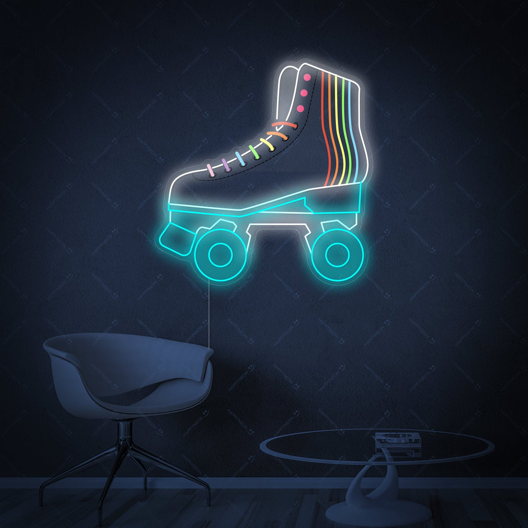 "Roller Skate" Neonskilt