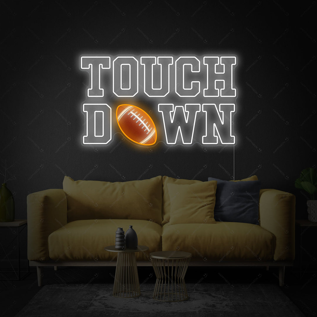 "Touchdown" Neonskilt