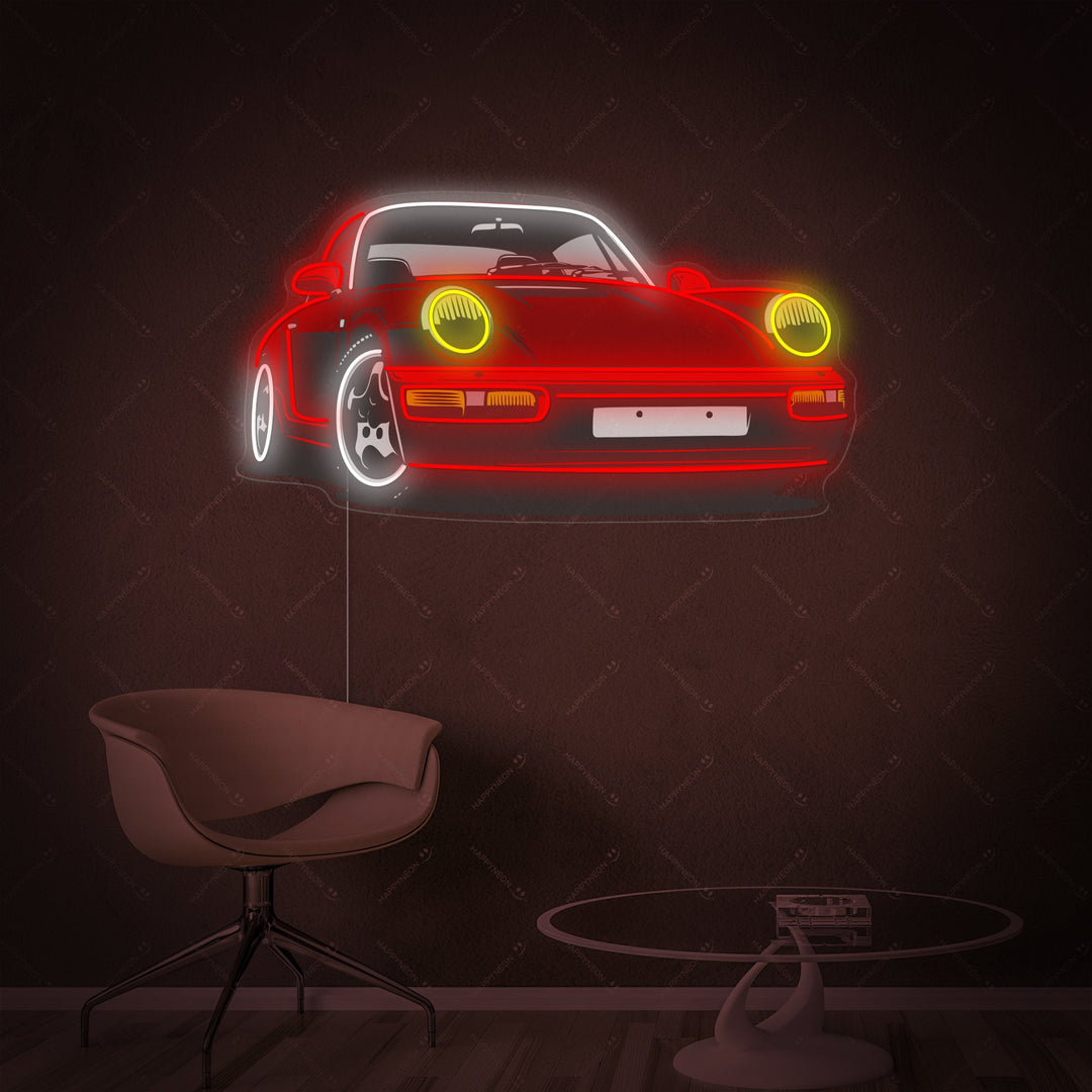 "Turbo Car" Neonskilt