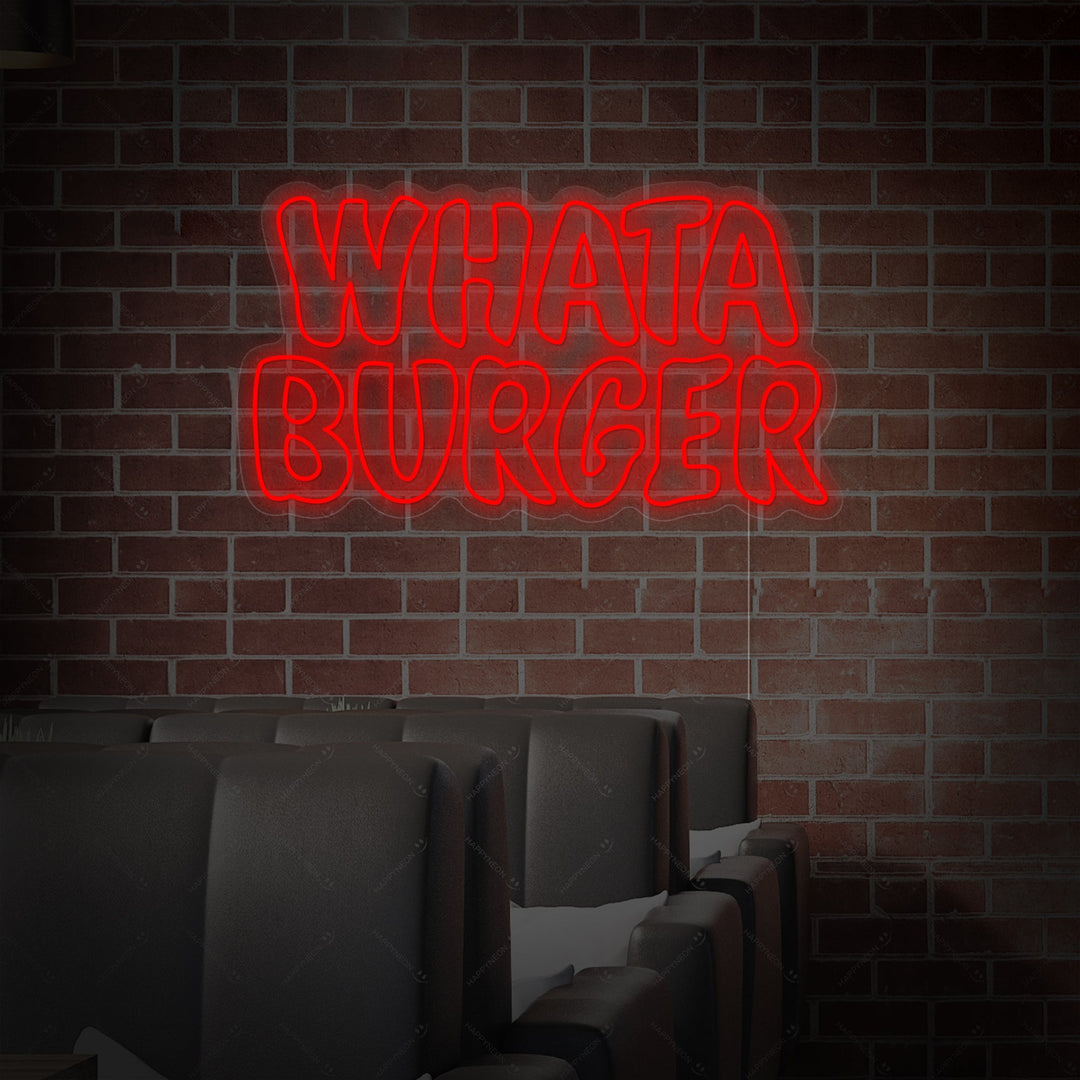 "Whataburger" Neonskilt