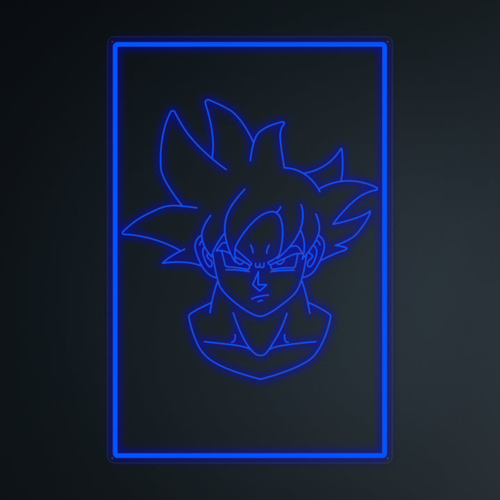 "Anime Goku Ultra Instinct" Mini Neon Skilt