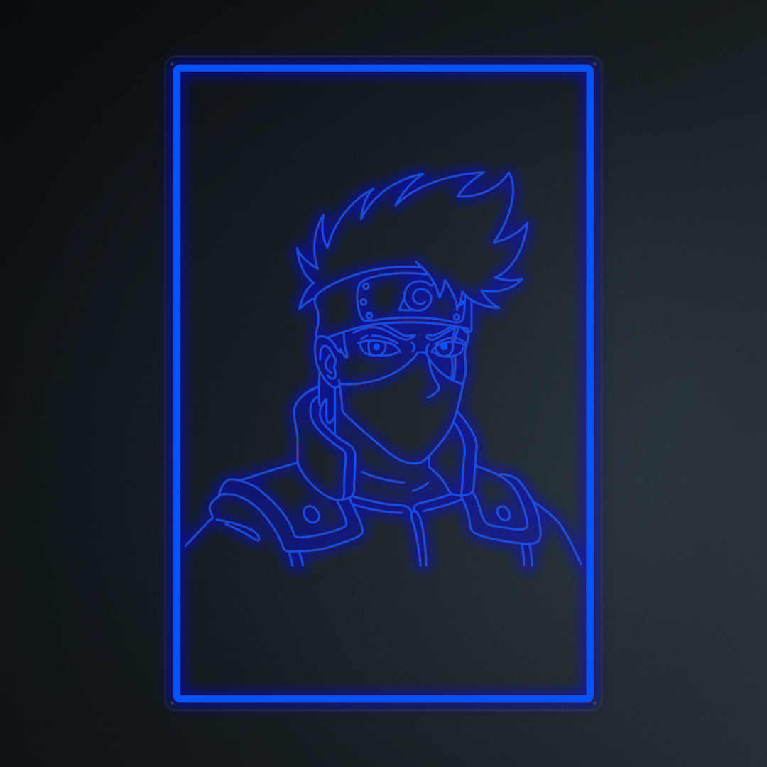 "Anime Kakashi Hatake" Mini Neon Skilt