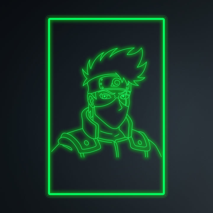 "Anime Kakashi Hatake" Mini Neon Skilt