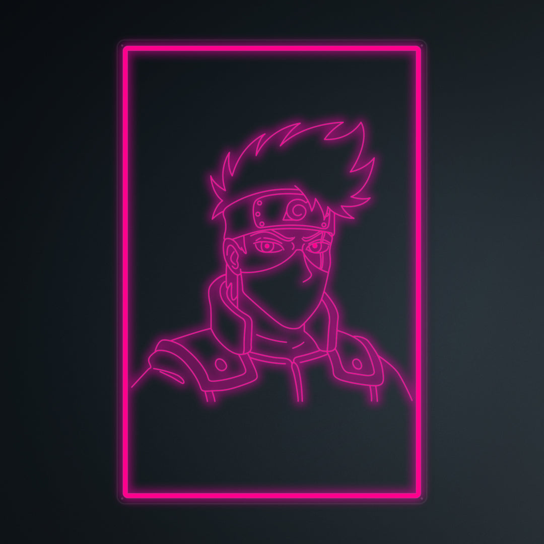 "Anime Kakashi Hatake" Mini Neon Skilt