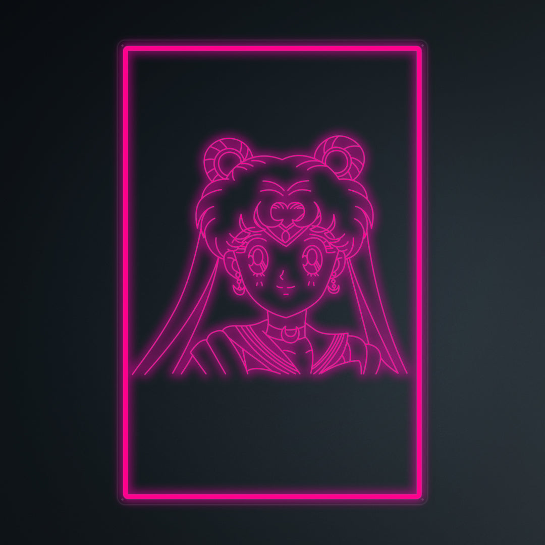 "Anime Sailor Moon" Mini Neon Skilt