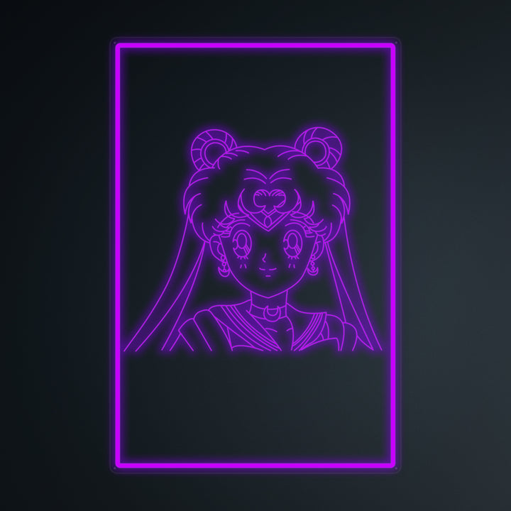 "Anime Sailor Moon" Mini Neon Skilt