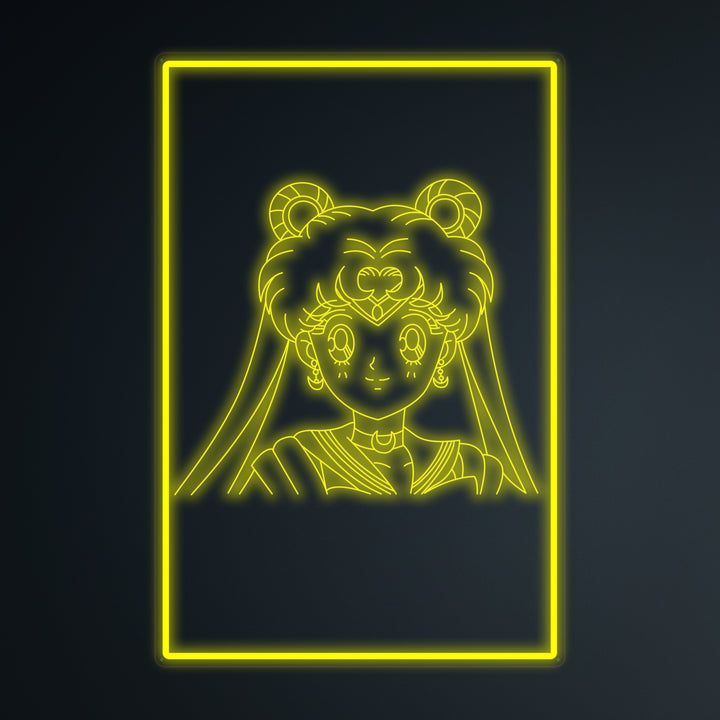 "Anime Sailor Moon" Mini Neon Skilt