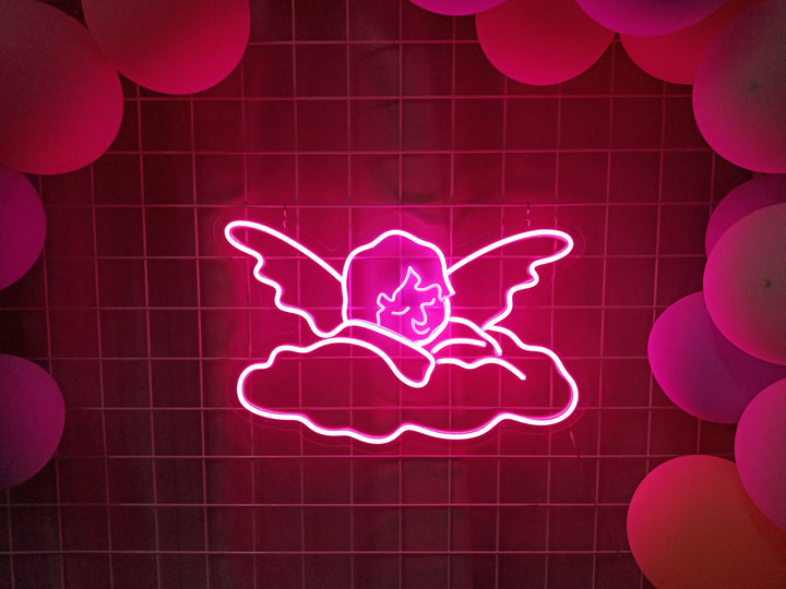 "Englebaby" Neonskilt (Lagerbeholdning: 5 enheder)