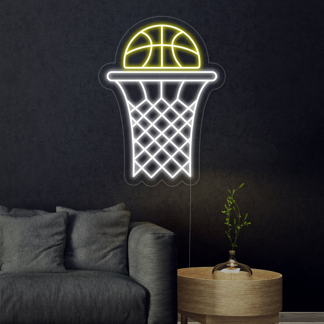 "Basketball-Net" Neonskilt