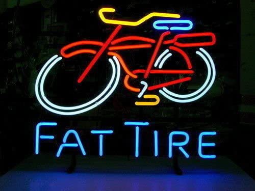 "Fat Tire, Cykel Cykel Logo" Neonskilt