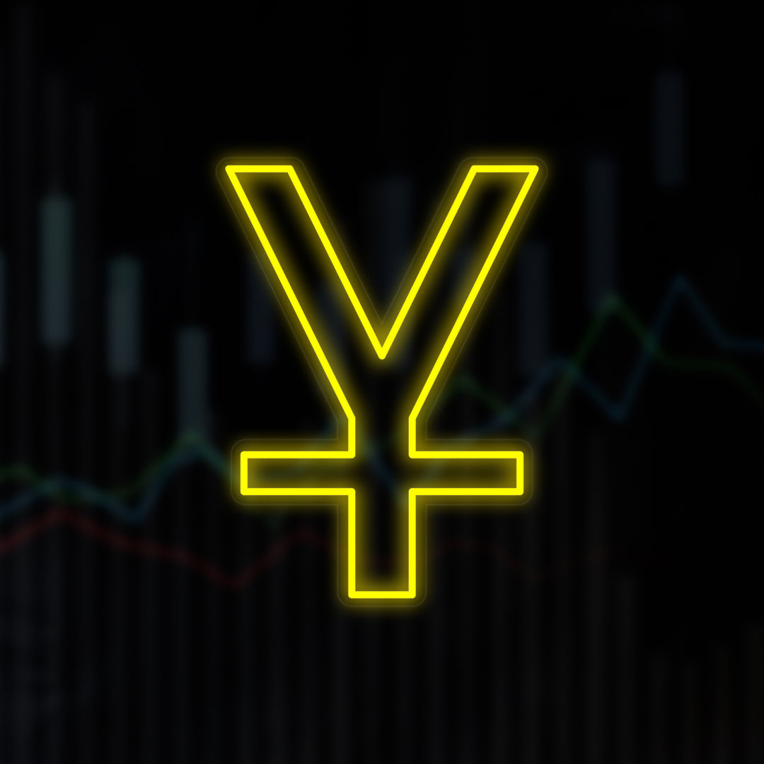 "Kinesisk Yuan" Neonskilt