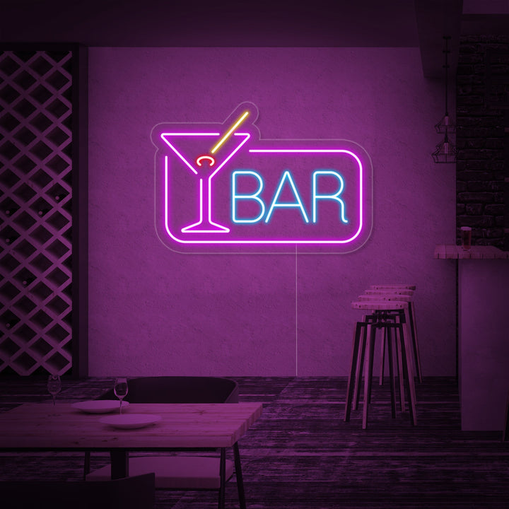 "Cocktail Bar" Neonskilt