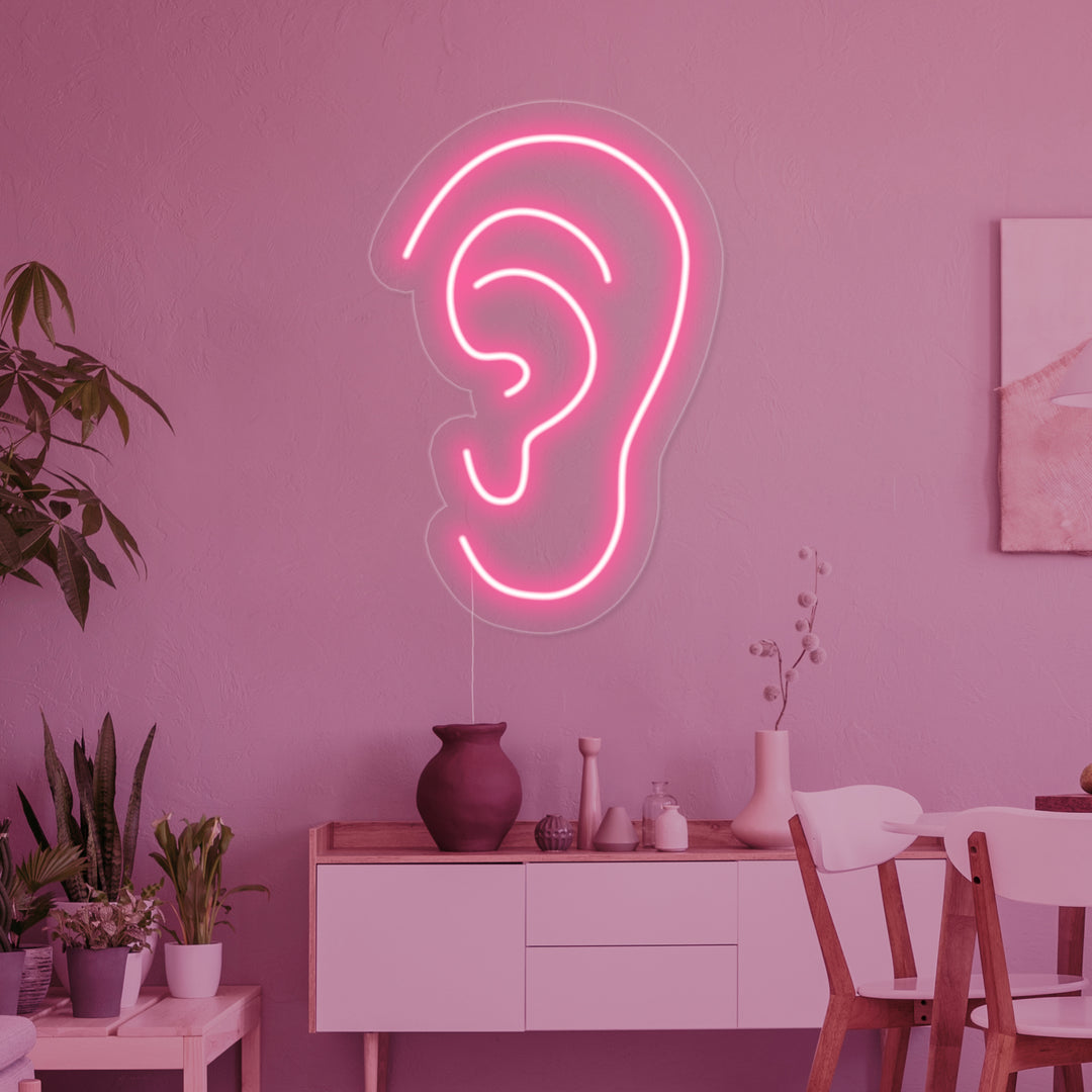 "Kreativ Belysning Øre" Neonskilt