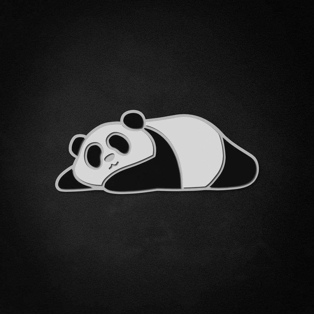 "Sød doven panda" Neon Like