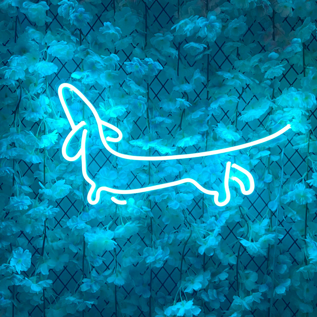 "Dachshund Dog" Neonskilt