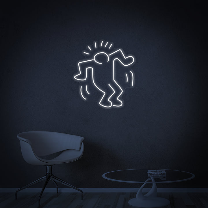 "Dansende Fyr" Neonskilt