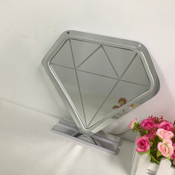 "Diamant, Drømmende Fargeendring" Neonskilt med spejlbagside