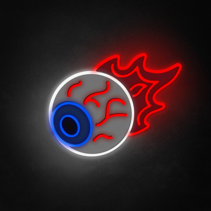 "Flaming Eyeball" Neon Like