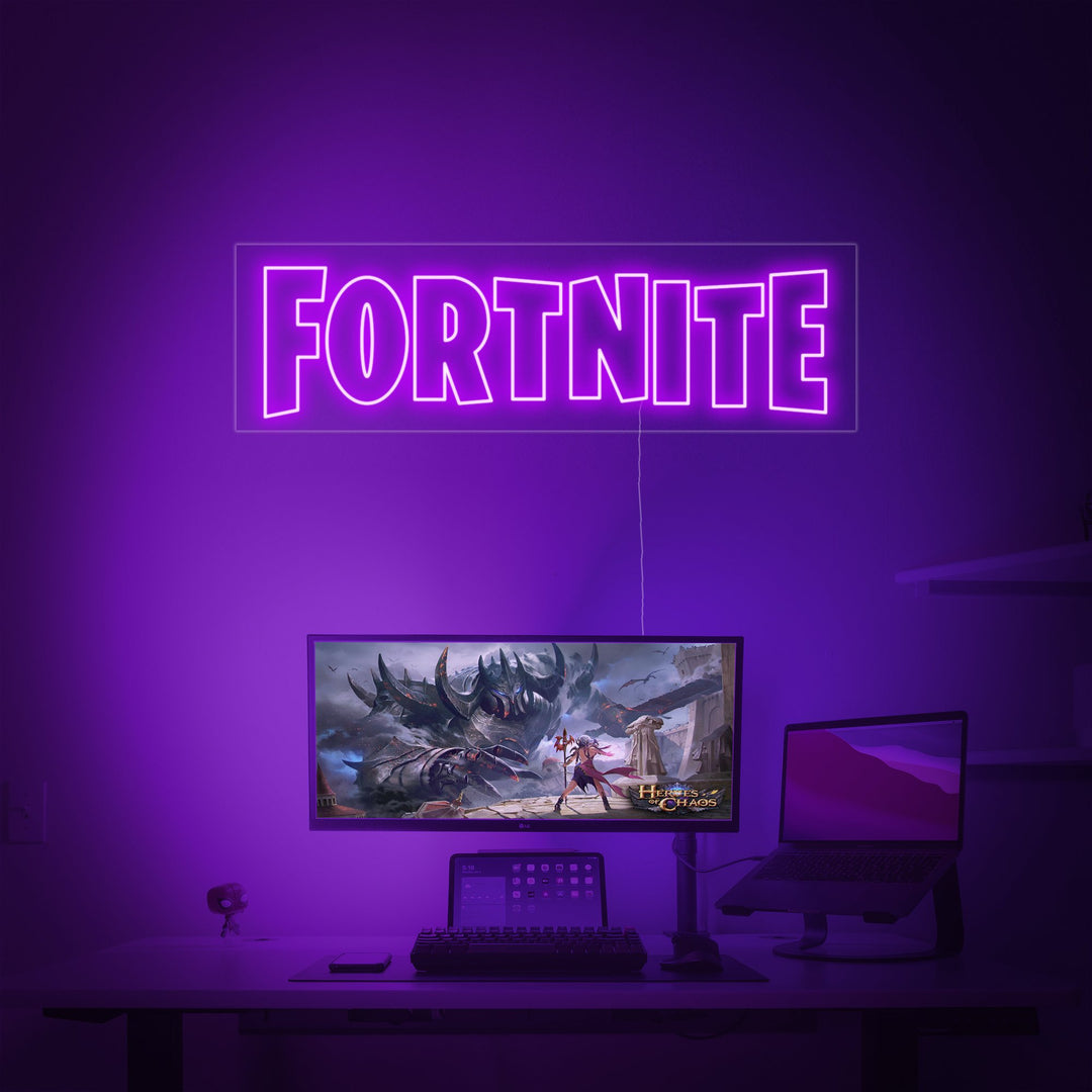 "Fortnite, Gamer Dekoration" Neonskilt