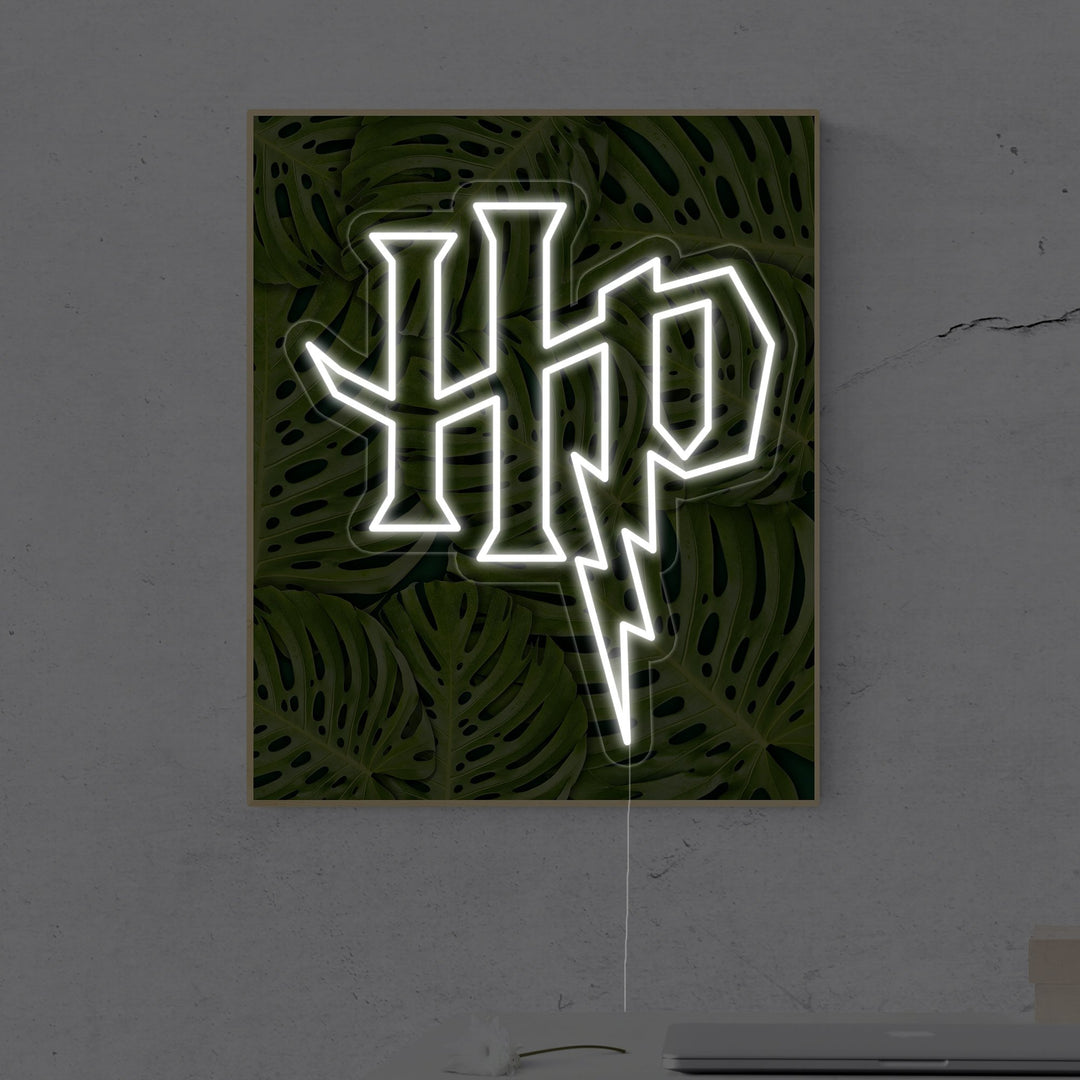 "Hp" Neonskilt