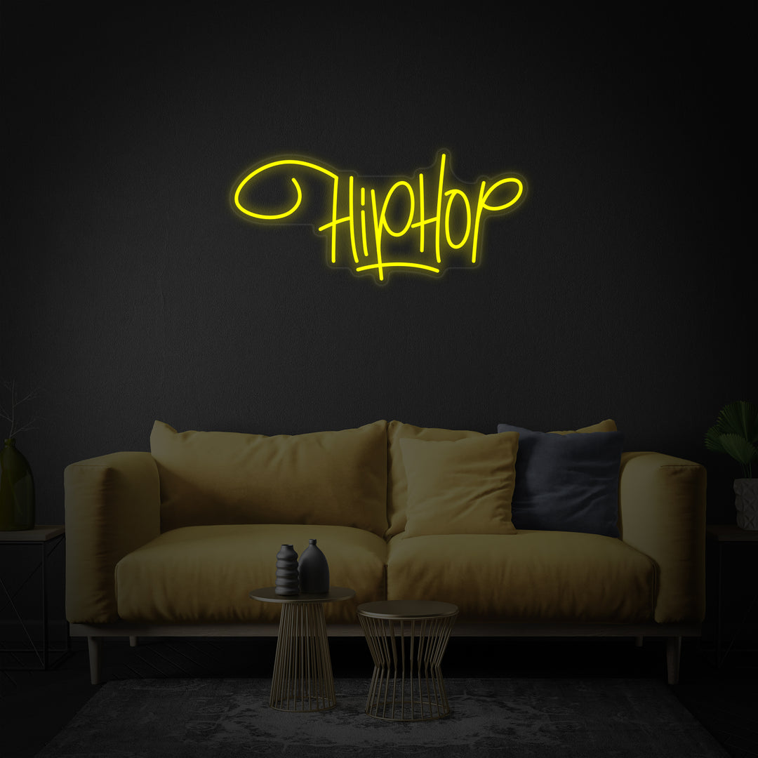 "Hip Hop Rap Musik" Neonskilt