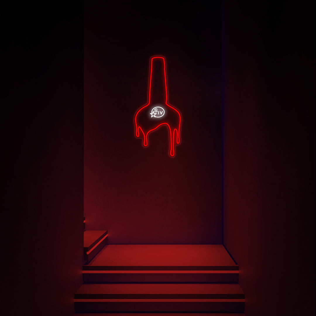 "Makers Whisky Bar" Neonskilt