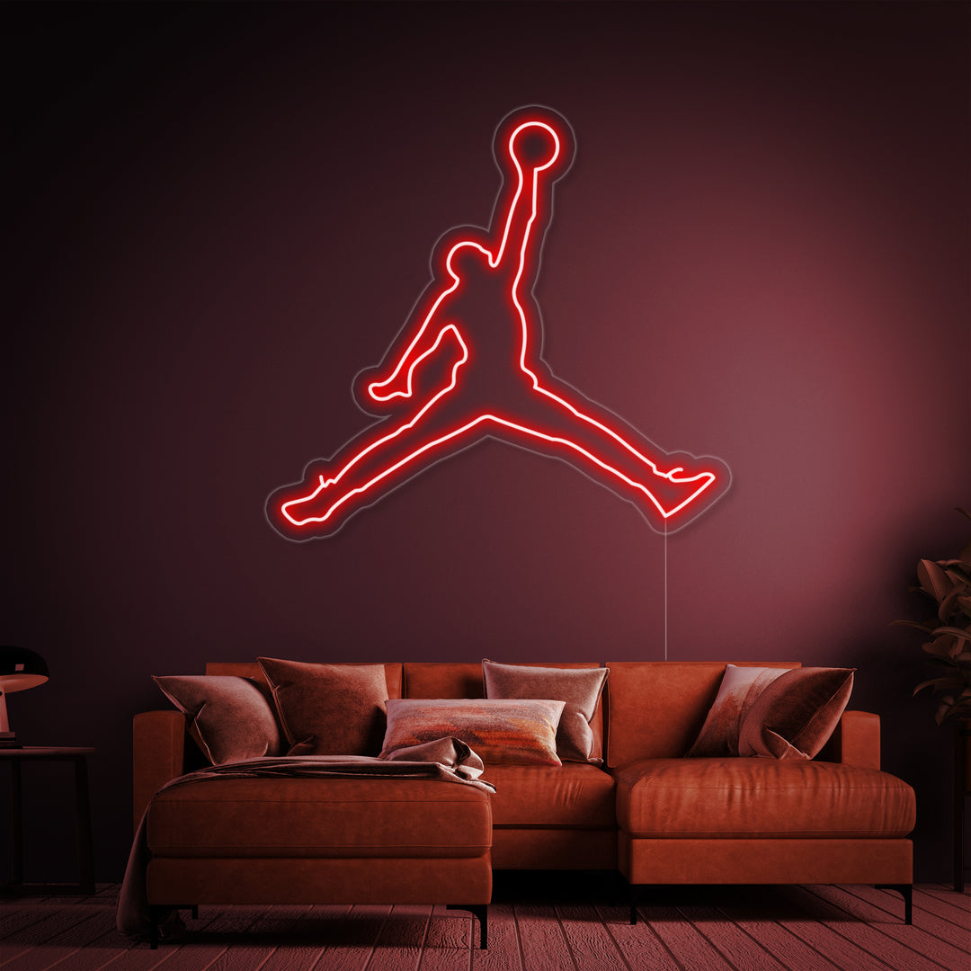 "Jumpman" Neonskilt