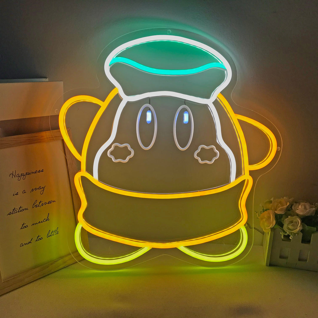 "Luma Star, Spil Vægkunst" Mini Neonskilt