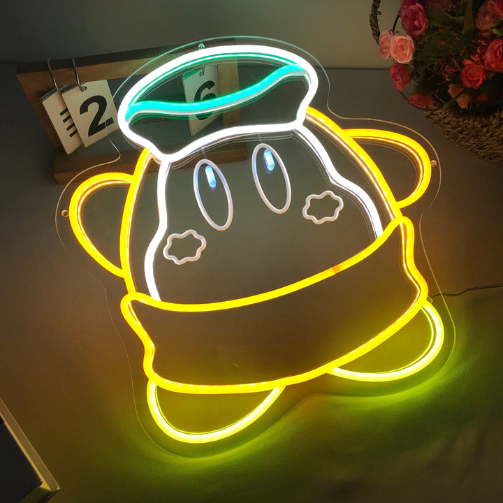 "Luma Star, Spil Vægkunst" Mini Neonskilt
