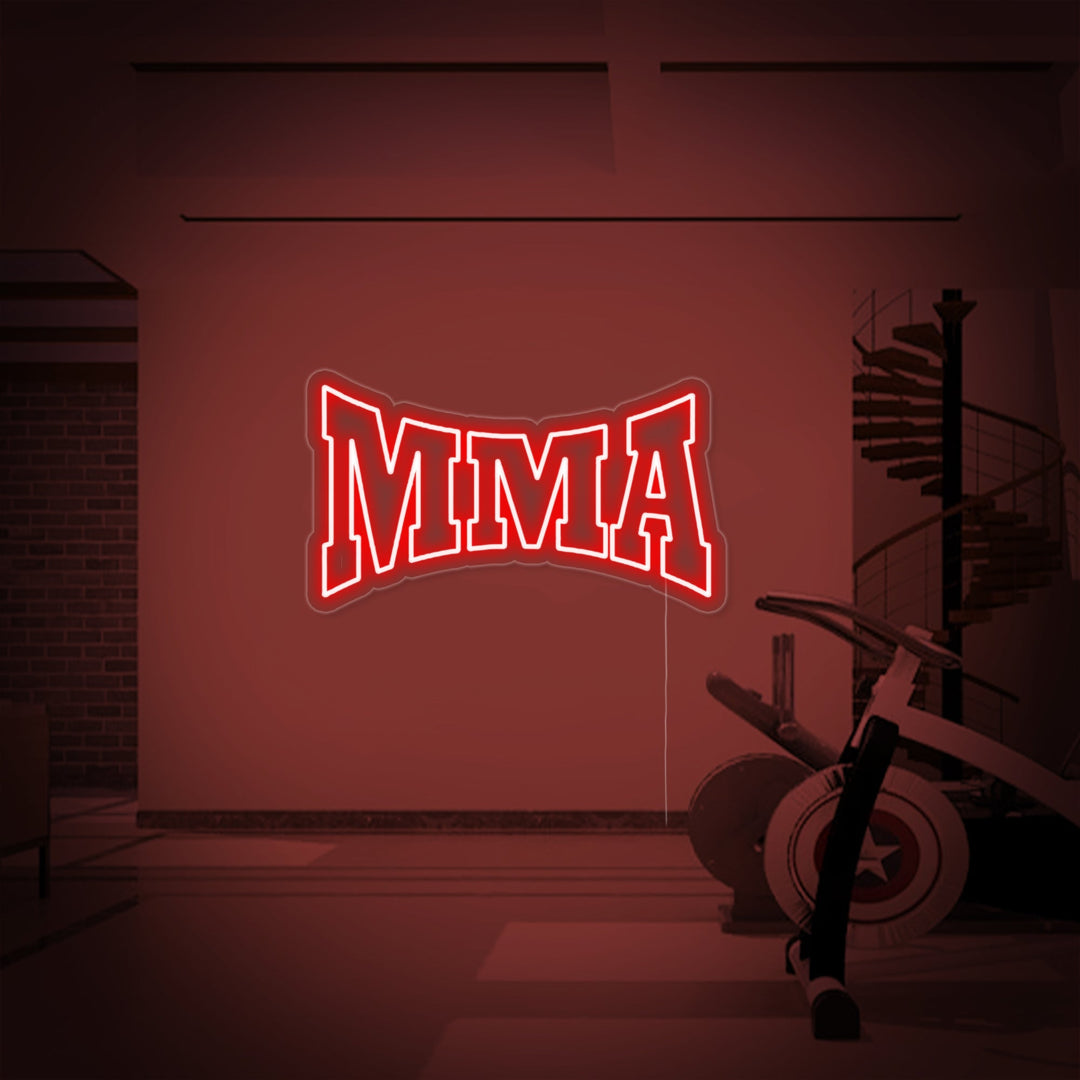 "MMA" Neonskilt