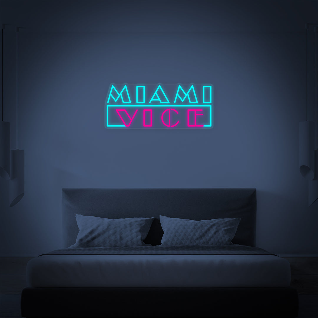 "Miami Tv-Serie" Neonskilt