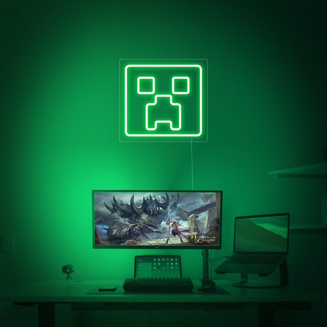 "Mcraft, Mcraft Room Decor" Neonskilt