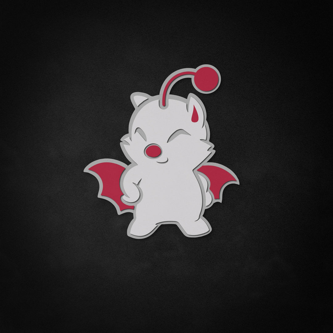 "Moogle Sign" Neon Like