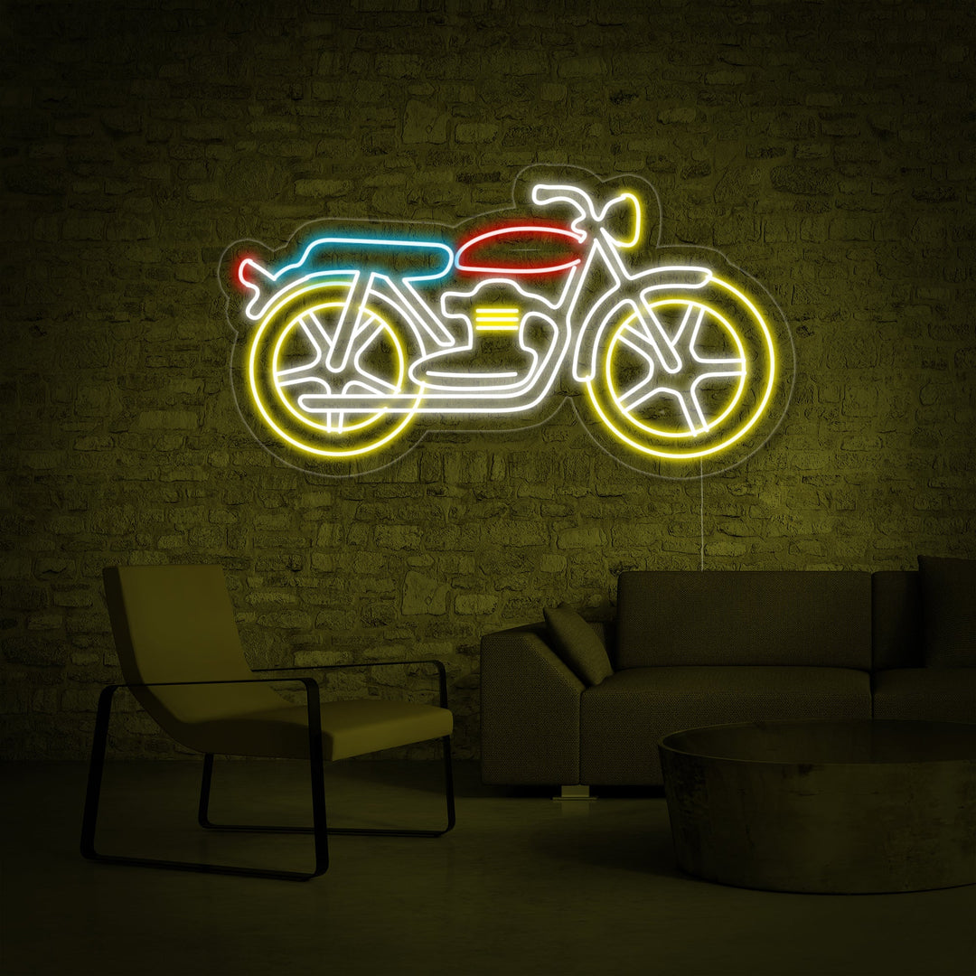 "Motorcykel" Neonskilt