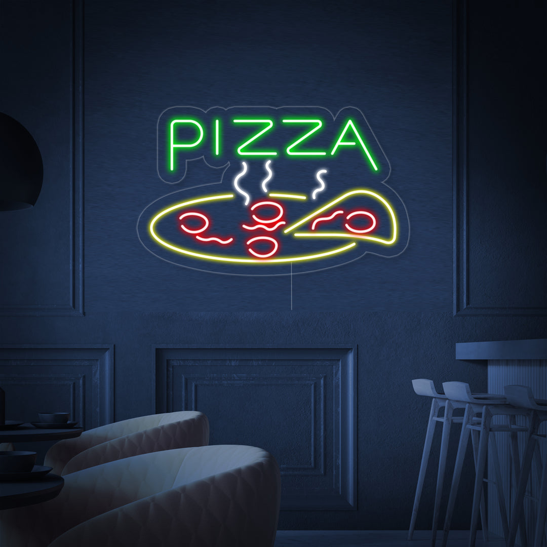 "Pizza, Mad, Restaurantskilt" Neonskilt