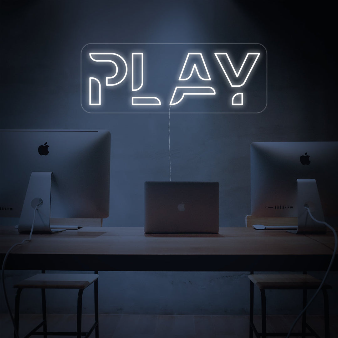 "Play" Neonskilt