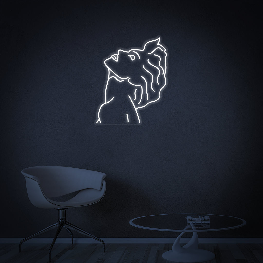 "Pop Art-Sanger" Neonskilt