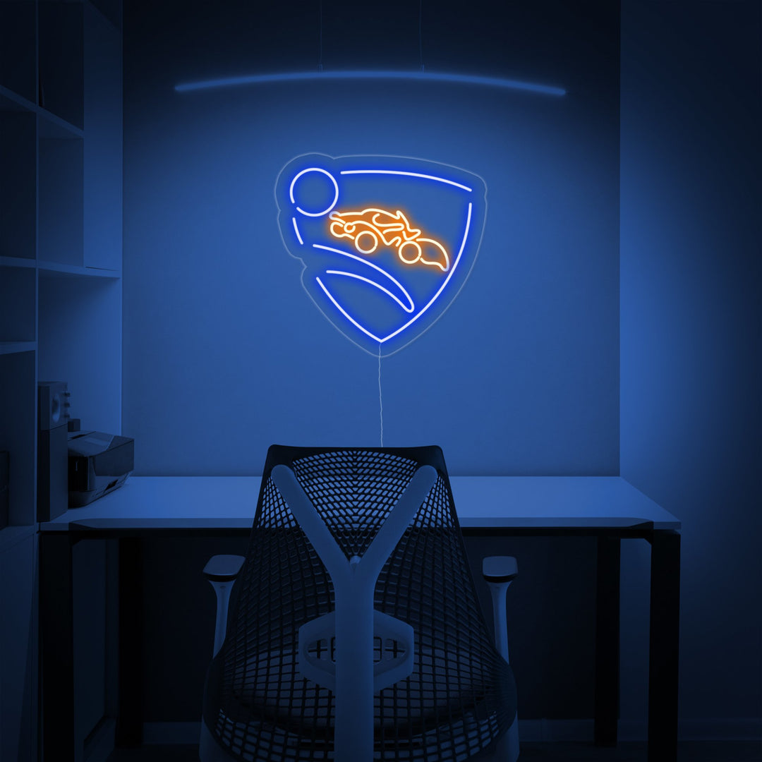 "Rocket League, Game Room Decor" Neonskilt