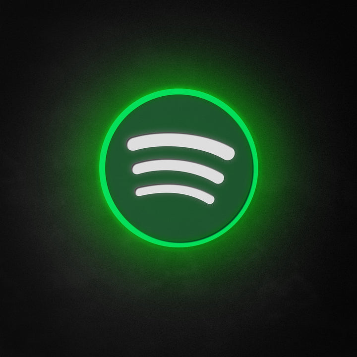 "Spotify logo" Neon Like