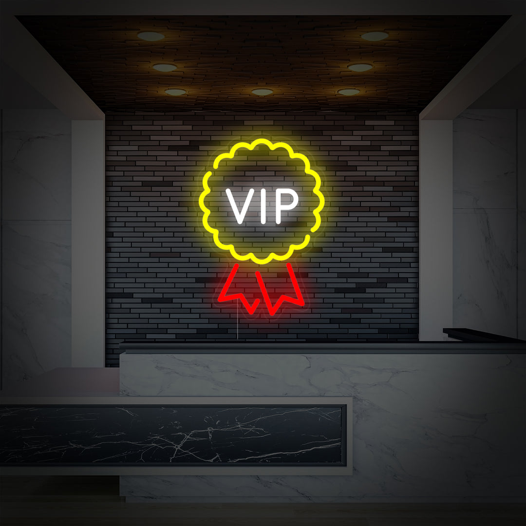 "VIP-Rum, VIP-Lounge" Neonskilt