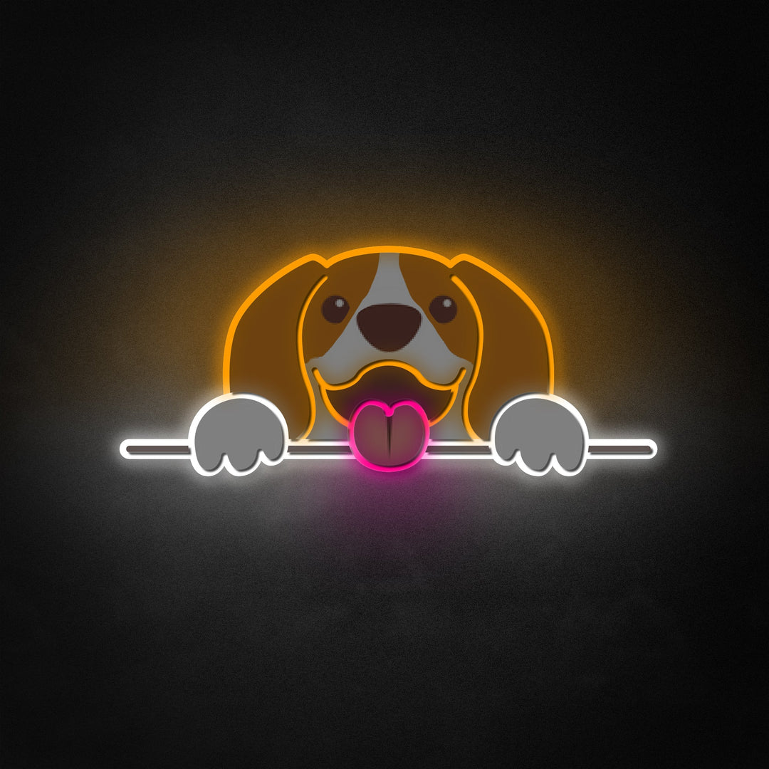 "Sød hund" Neon Like